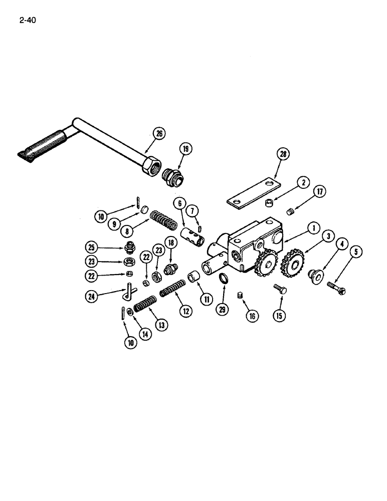 Схема запчастей Case IH 3394 - (2-40) - OIL PUMP, 504BDT DIESEL ENGINE (02) - ENGINE