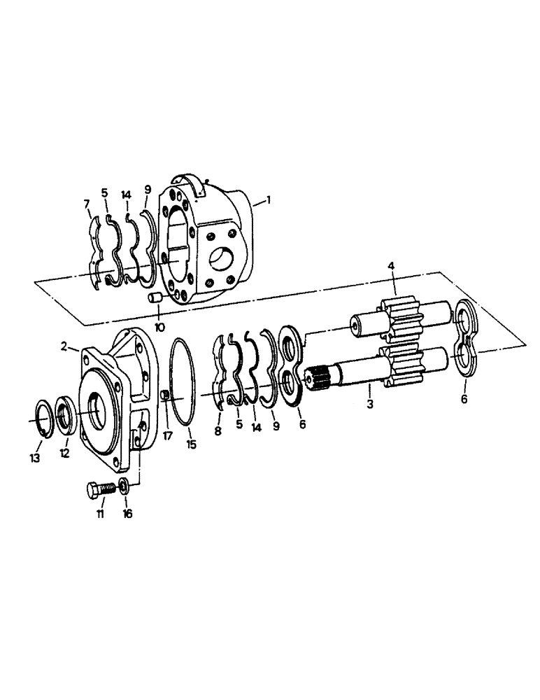 Схема запчастей Case IH 9130 - (04-68) - TRANSMISSION LIBE PUMP ASSEMBLY (04) - Drive Train