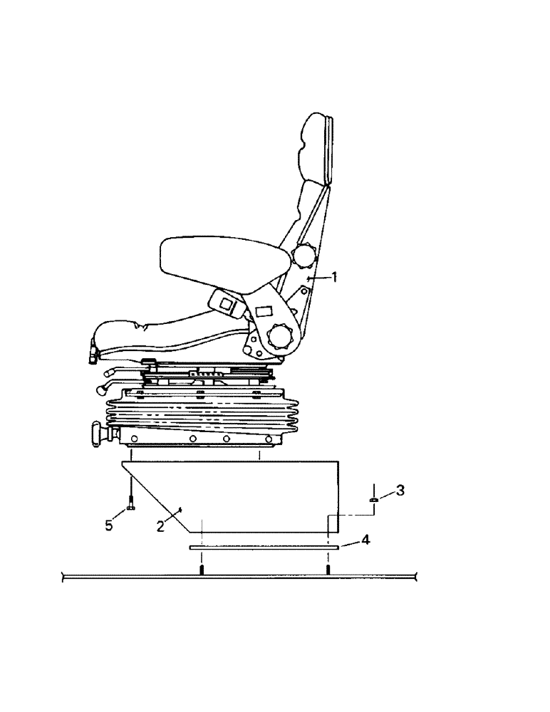 Схема запчастей Case IH CS-360 - (01-09) - SEAT & MOUNTING (10) - CAB