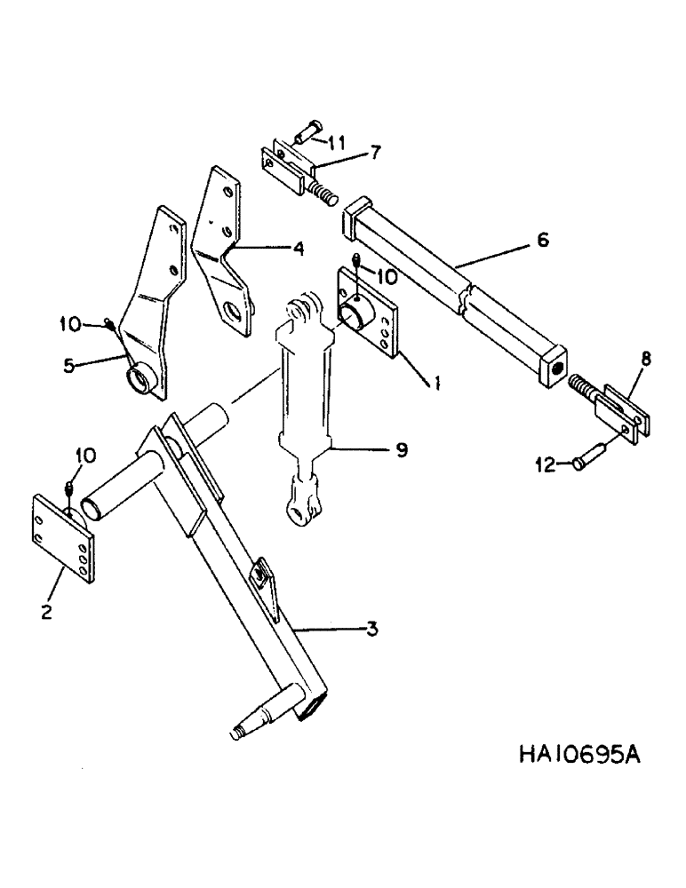 Схема запчастей Case IH 5500 - (G-26) - SECONDARY WING DEPTH CONTROL ROCKSHAFT AND AXLE, WING TYPE, 45 FOOT DOUBLE FOLD 