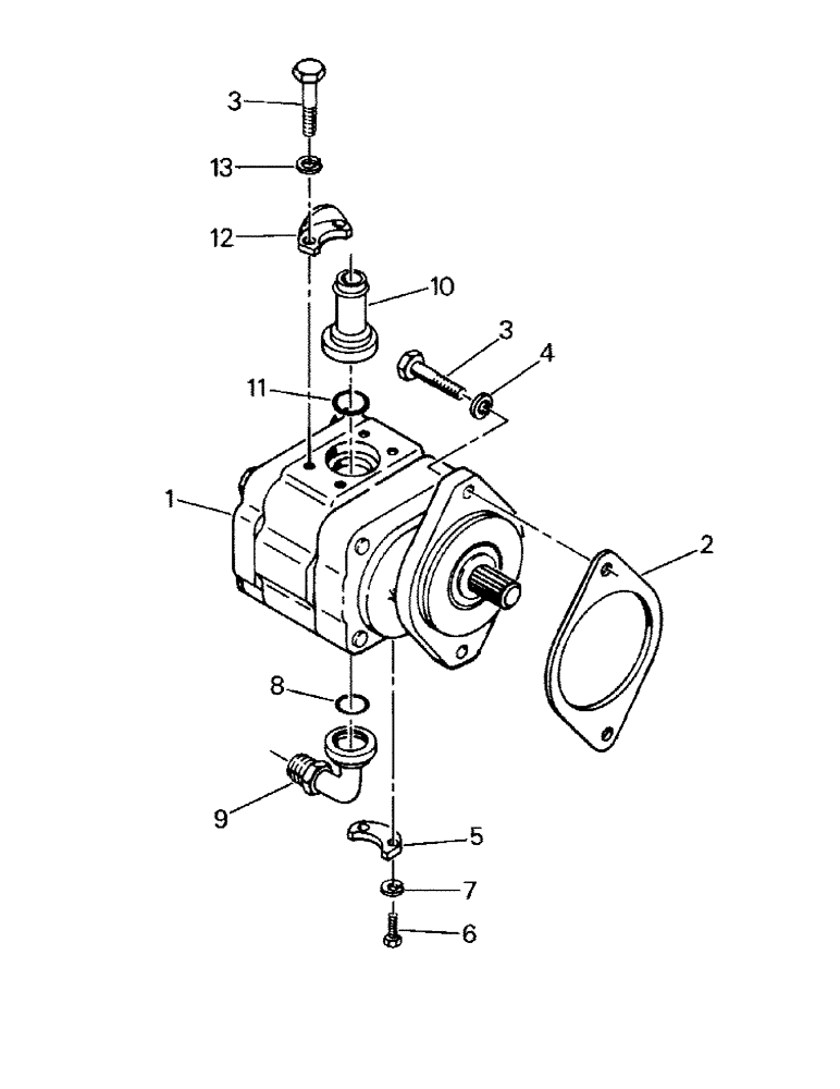 Схема запчастей Case IH ST470 - (08-10) - HYDRAULIC PUMP REPLACEMENT KIT, CUMMINS ENGINE (07) - HYDRAULICS