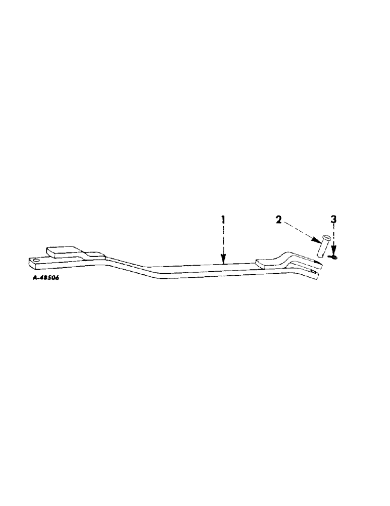 Схема запчастей Case IH 340 - (239) - DRAWBARS AND HITCHES, SWINGING DRAWBAR, FOR TRACTORS EQUIPPED WITH FAST-HITCH, FARMALL 340 SERIES Drawbar & Hitches