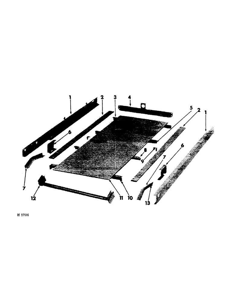 Схема запчастей Case IH 102 - (C-02) - SPREADER BOX BOTTOM 