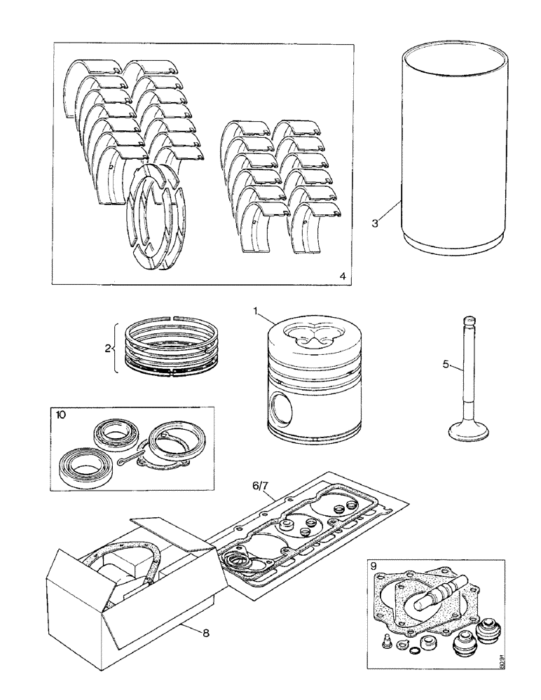 Схема запчастей Case IH 1690 - (V05-1) - SERVICE KITS AND SERVICE PARTS (18) - MISCELLANEOUS