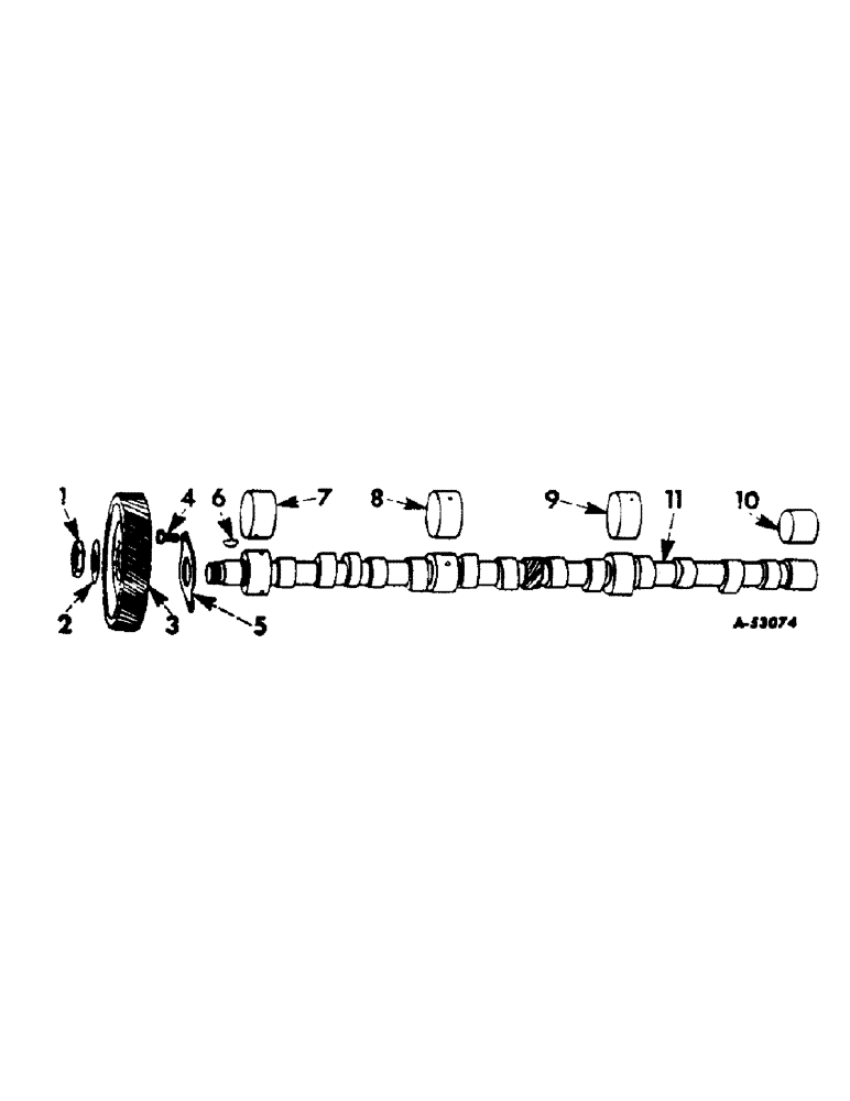 Схема запчастей Case IH 460 - (022) - DIESEL ENGINE, CAMSHAFT AND RELATED PARTS (01) - ENGINE