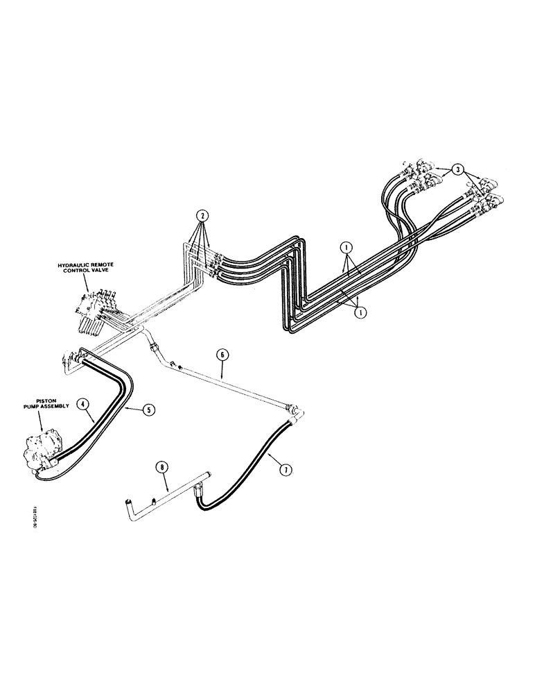 Схема запчастей Case IH 9180 - (1-14) - REMOTE HYDRAULICS (00) - PICTORIAL INDEX