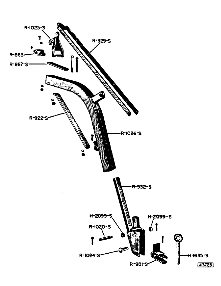 Схема запчастей Case IH 200 - (06) - TRACTOR HITCH, HYDRAULIC CONTROL, 53-55 