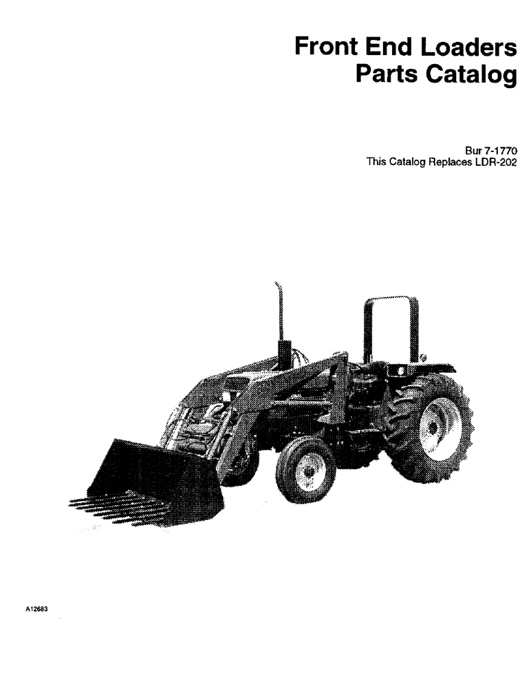 Схема запчастей Case IH 2250 - (1-1) - FRONT END LOADERS PARTS CATALOG 