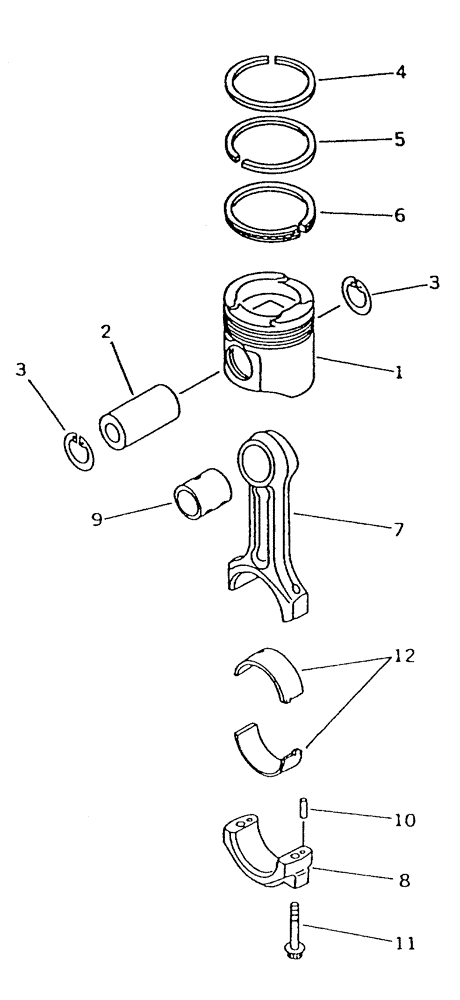 Схема запчастей Case IH 7700 - (C01[15]) - ENGINE PISTON AND CONNECTING ROD Engine & Engine Attachments