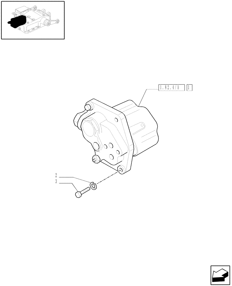 Схема запчастей Case IH JX95 - (1.82.4) - LIFTER DISTRIBUTOR AND VALVES (07) - HYDRAULIC SYSTEM