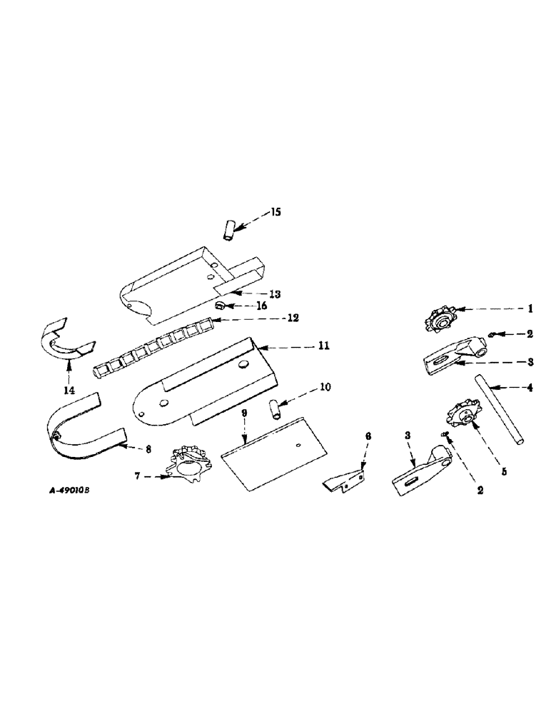 Схема запчастей Case IH 225 - (AA-3) - COUNTERSHAFT AND DRIVE 