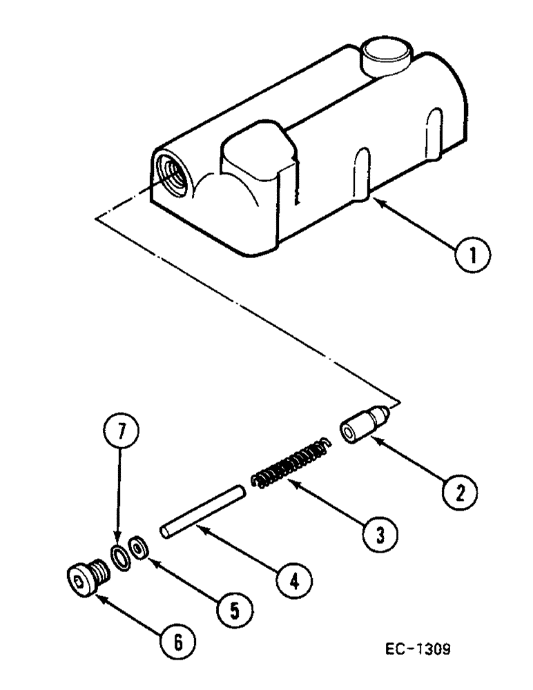 Схема запчастей Case IH 685 - (8-654) - REGULATOR VALVE - 4 WHEEL DRIVE, 685 : 18001-, 885 : 18001- (08) - HYDRAULICS