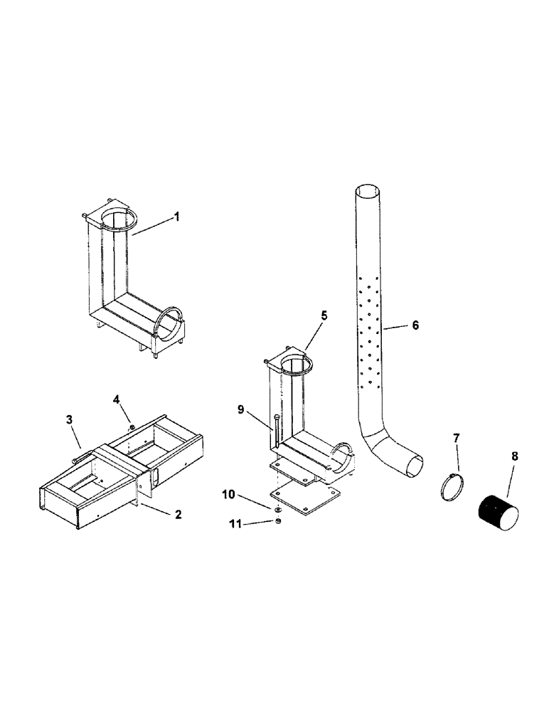 Схема запчастей Case IH 3400 - (F08) - PRIMARY MANIFOLD, TUBES AND STANDS, DISCONTINUED 