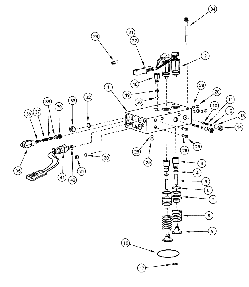 Схема запчастей Case IH FLX3300B - (02-050) - FUEL INJECTION PUMP - ACCUMULATOR KIT (01) - ENGINE