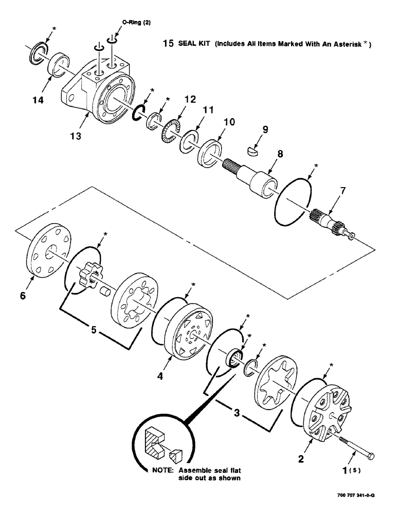 Схема запчастей Case IH 8820 - (8-06) - MOTOR ASSEMBLY, HYDRAULIC, REEL DRIVE, 700707341 MOTOR ASSEMBLY, HYDRAULIC COMPLETE (35) - HYDRAULIC SYSTEMS