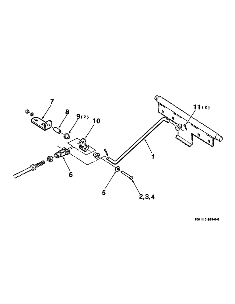 Схема запчастей Case IH 8825HP - (05-14) - BRAKE AND NEUTRAL PIVOT ASSEMBLY (07) - BRAKES