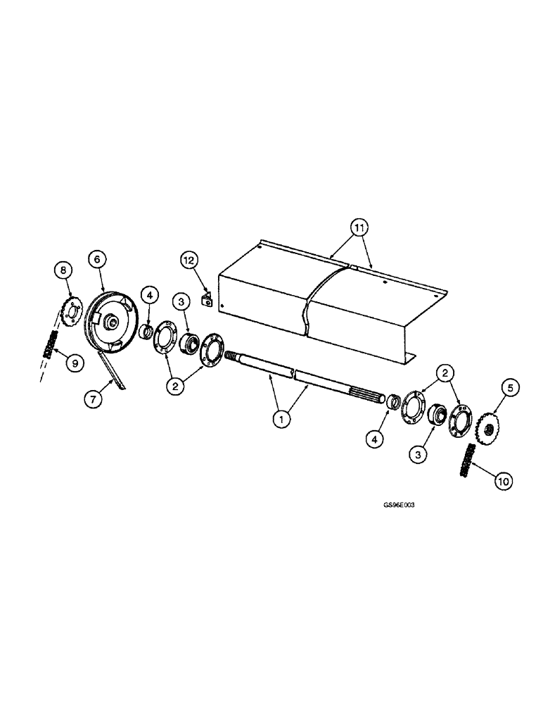 Схема запчастей Case IH INTERNATIONAL - (2-06) - HEADER DRIVE (03) - MAIN GEARBOX