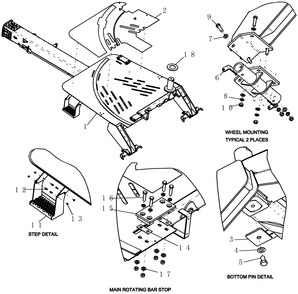 Схема запчастей Case IH 1200PT - (F.10.G[27]) - 12 ROW, 16 ROW, 12/23 ROW & 16/31 ROW HYDRAULIC CARRIER FRAME HITCH ASSEMBLY F - Frame Positioning