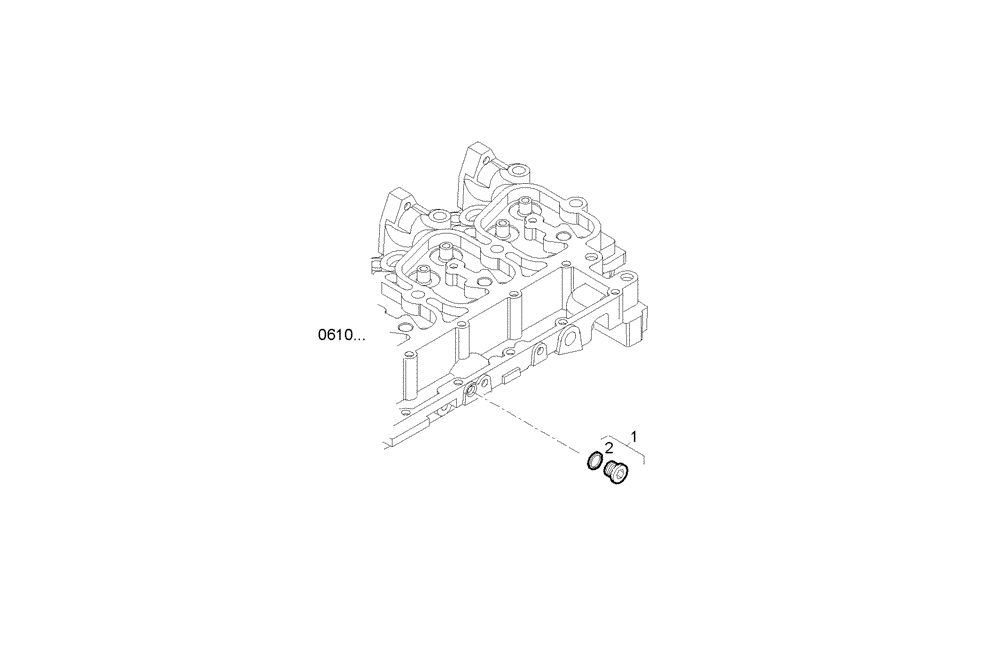 Схема запчастей Case IH F4CE0304A D600 - (1468.001) - L.D.A. PIPE 