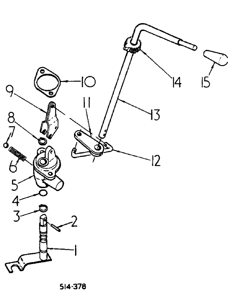 Схема запчастей Case IH 884 - (07-40) - TORQUE AMPLIFIER LEVER AND CONNECTIONS (04) - Drive Train