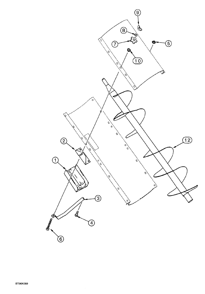 Схема запчастей Case IH AFS - (02-20) - MOISTURE SENSOR AND MOUNTING - INCLINED DELIVERY (1644, 1666, 1688, 2100 AND 2300 SERIES COMBINES) (55) - ELECTRICAL SYSTEMS