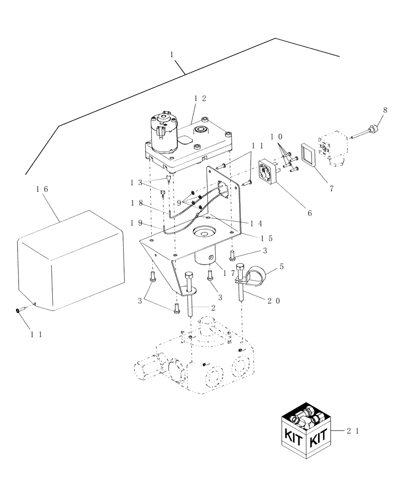 Схема запчастей Case IH DHX252 - (20.03.02) - CONTROL UNIT, REEL SPEED (13) - REEL