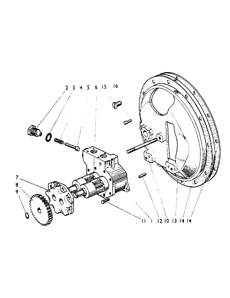 Схема запчастей Case IH 880 - (37) - HYDRAULIC LIFT PUMP, ALL MODELS (07) - HYDRAULIC SYSTEM