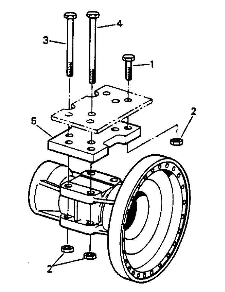 Схема запчастей Case IH 9130 - (04-77) - REAR AXLE MOUNT (04) - Drive Train