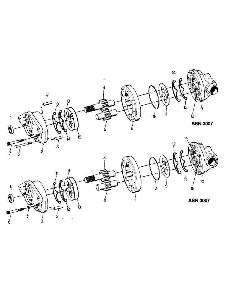 Схема запчастей Case IH KS-325 - (08-08) - HYDRAULIC PUMP & ASSEMBLIES, CUMMINS 855 ENGINE (07) - HYDRAULICS