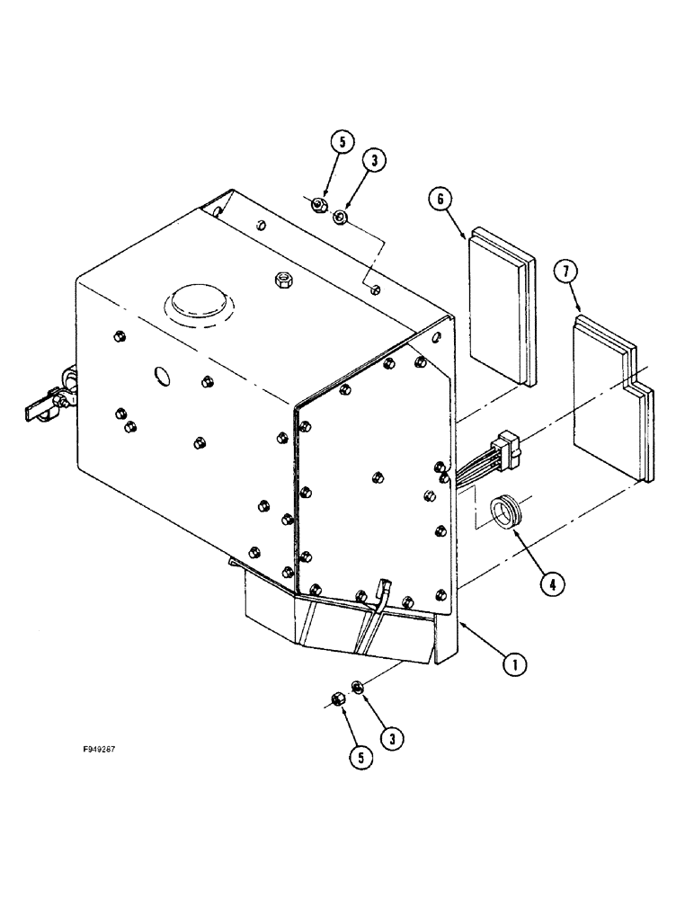 Схема запчастей Case IH 9310 - (9-084) - CAB AIR CONDITIONER AND HEATER MODULE (09) - CHASSIS/ATTACHMENTS