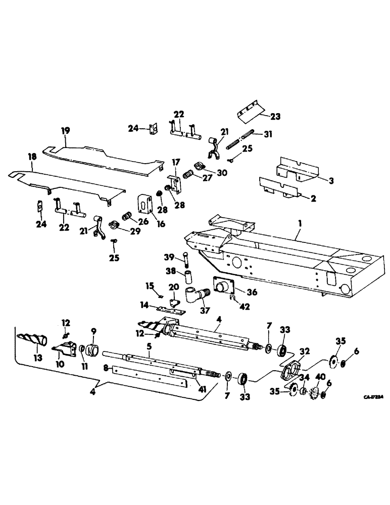 Схема запчастей Case IH 762 - (Q-18) - STALK ROLL FRAME, ROLLS, AND CONTROL, SERIAL NO. 510 AND ABOVE (58) - ATTACHMENTS/HEADERS