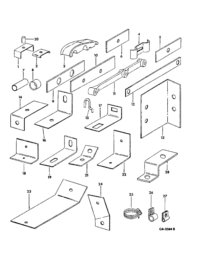 Схема запчастей Case IH 915 - (10-01) - HYDRAULICS, HYDRAULIC FASTENERS (07) - HYDRAULICS