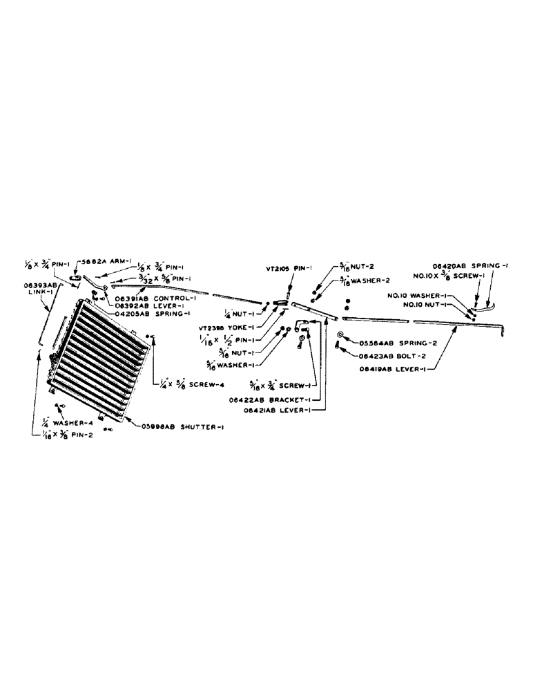 Схема запчастей Case IH SO-SERIES - (040) - RADIATOR SHUTTER FOR LOW COST FUEL, S, SC, SO (02) - ENGINE