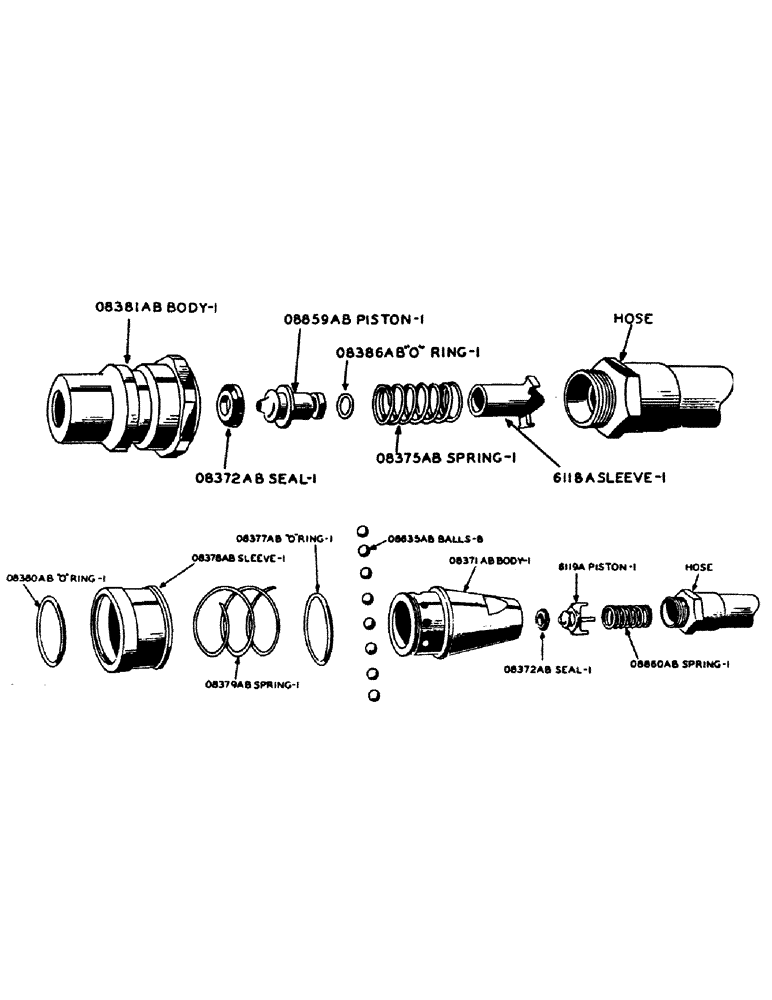 Схема запчастей Case IH 100 - (12[A]) - 4026AA BREAK-AWAY SELF SEALING COUPLING SOCKET 