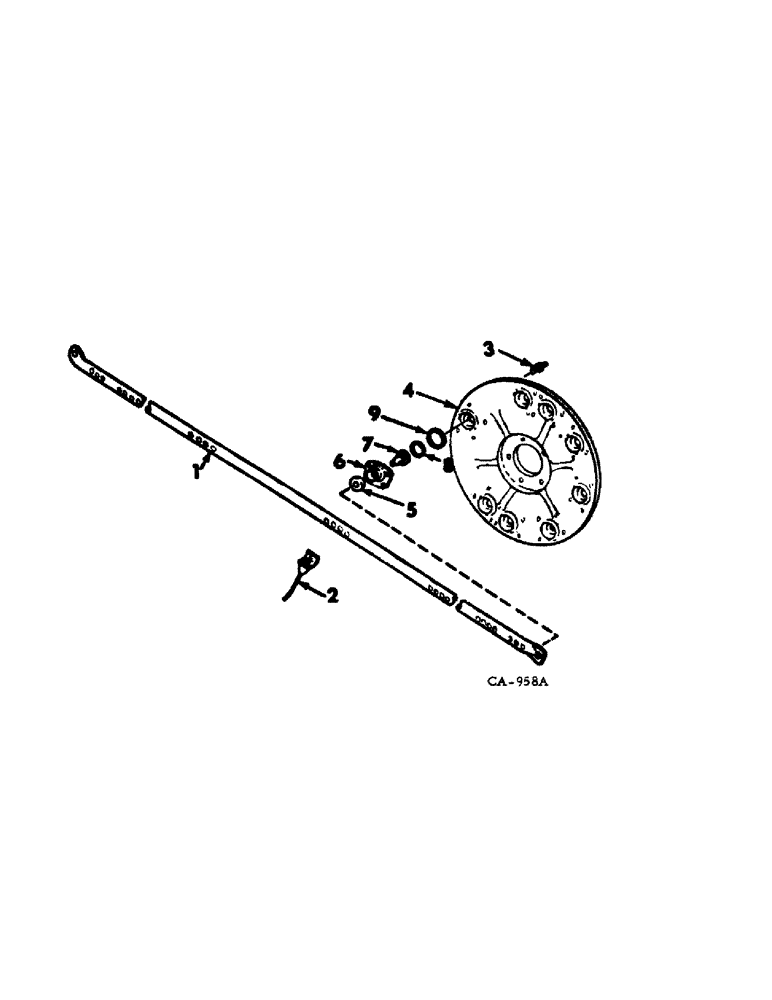 Схема запчастей Case IH 35 - (D-13) - SPIDER DISC AND TOOTH BAR 