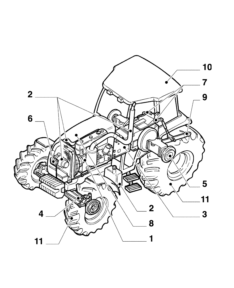 Схема запчастей Case IH JX90U - (MAIN) - MAIN SECTION (00) - GENERAL