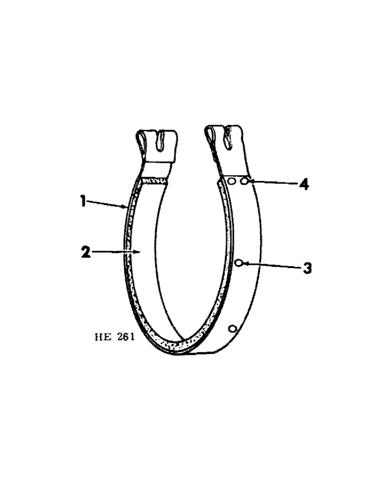 Схема запчастей Case IH 225 - (H-6[A]) - CONTROLS, BRAKE BAND Controls