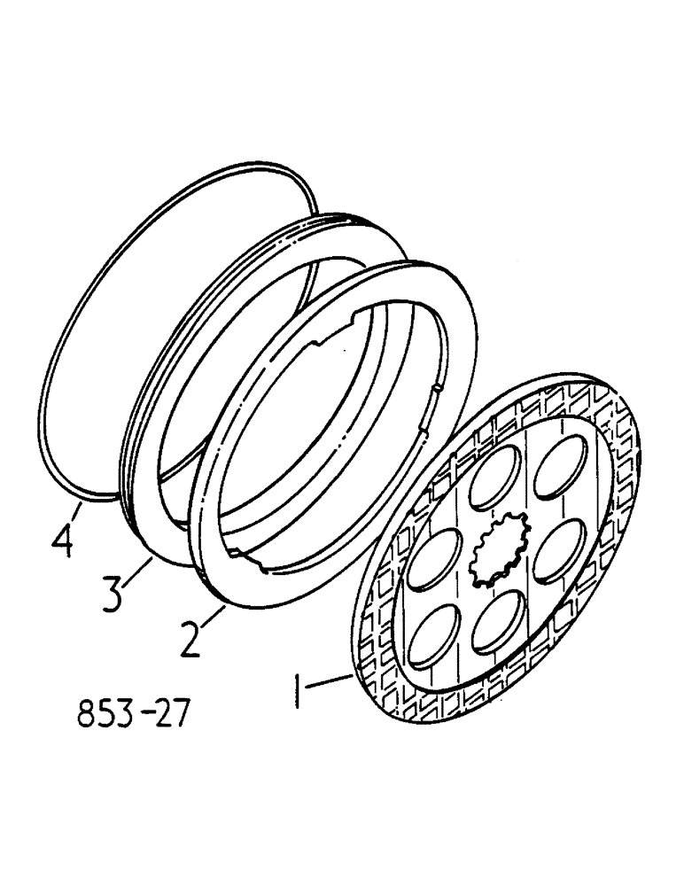 Схема запчастей Case IH 385 - (00B09) - BRAKES, 385 4757 & UP, 248/636 & UP (5.1) - BRAKES