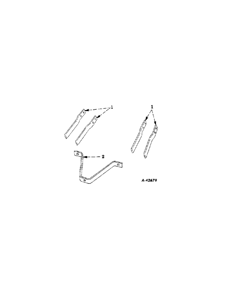 Схема запчастей Case IH 34U-412 - (AH-5) - SPREADER BAR BRACKET AND COVERING FRAME EXTENSION, 1957 TO 1965 