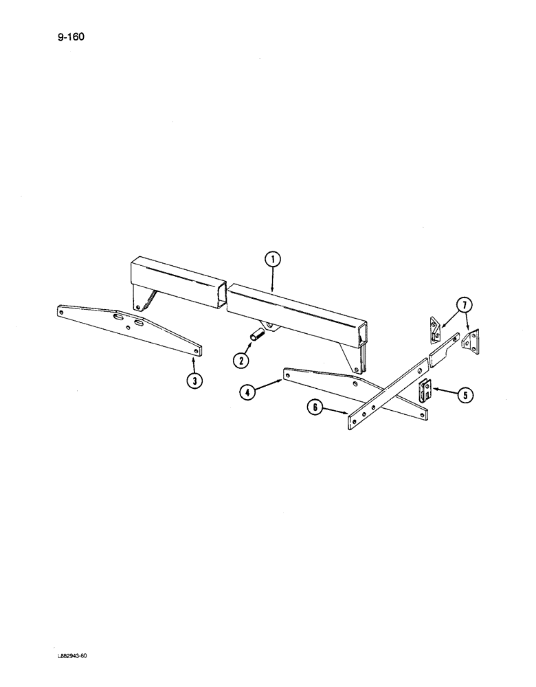 Схема запчастей Case IH 6200 - (9-160) - REAR SUSPENSION PRESS WHEEL GANG, 20 X 6, 24 X 6, 28 X 6, 20 X 7, 24 X 7 AND 16 X 8 (09) - CHASSIS/ATTACHMENTS