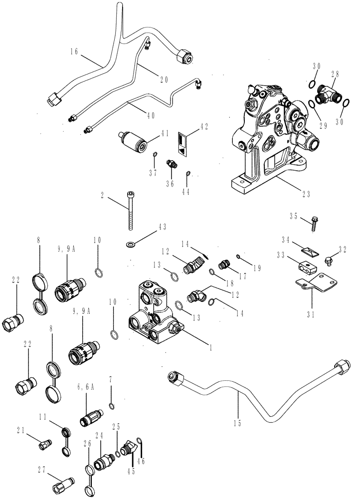 Схема запчастей Case IH MAGNUM 255 - (08-14) - HYDRAULIC SYSTEM - POWER BEYOND (08) - HYDRAULICS