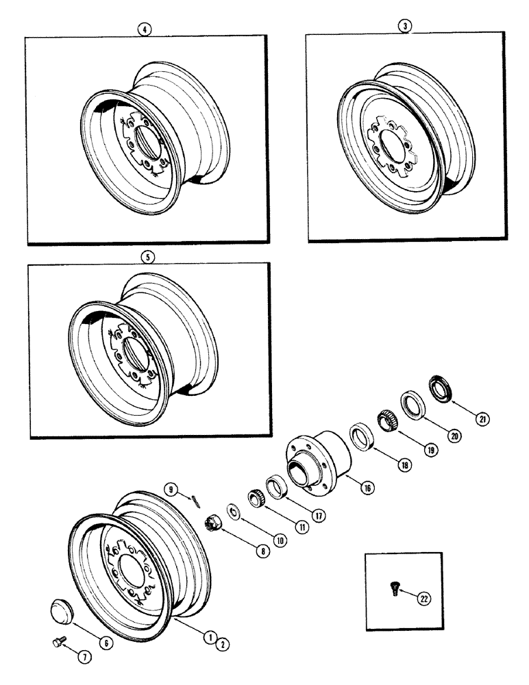 Схема запчастей Case IH 870 - (134) - DUAL FRONT WHEEL (05) - STEERING