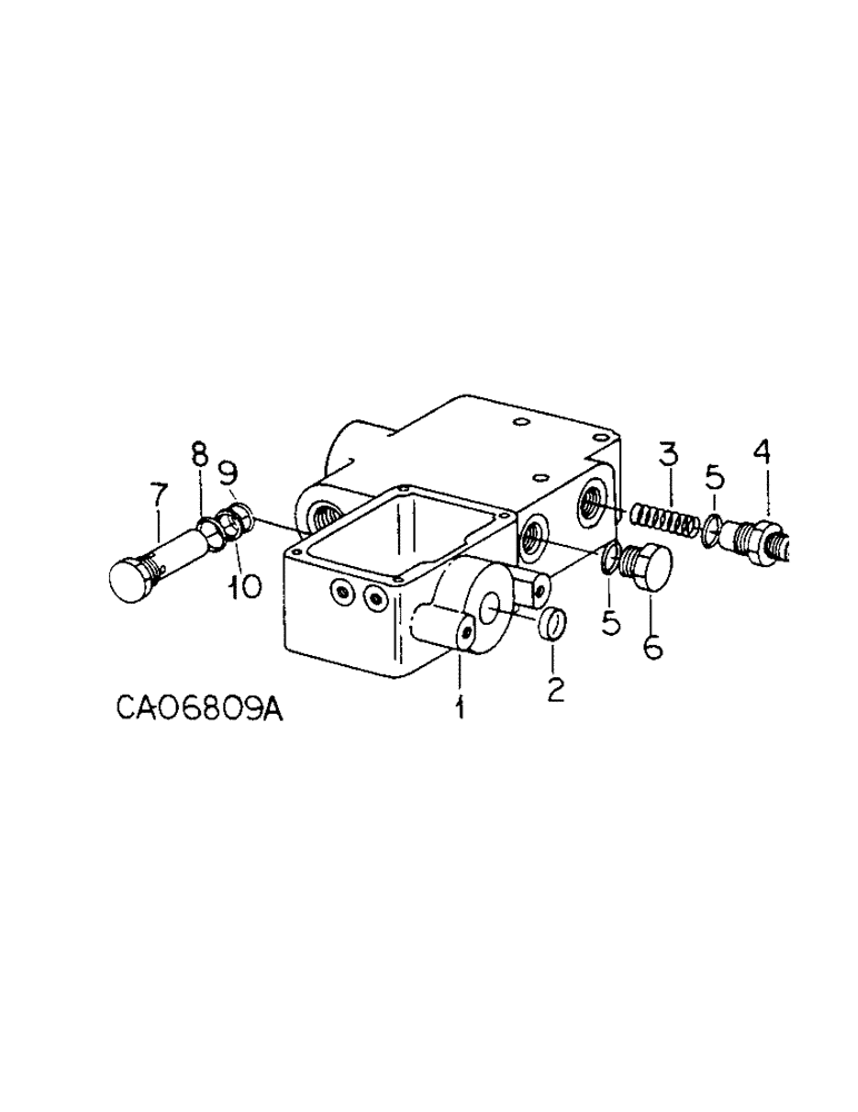 Схема запчастей Case IH 6788 - (10-21) - HYDRAULICS, PRIORITY VALVE ASSY, BASIC, TRACTORS WITHOUT DRAFT CONTROL (07) - HYDRAULICS