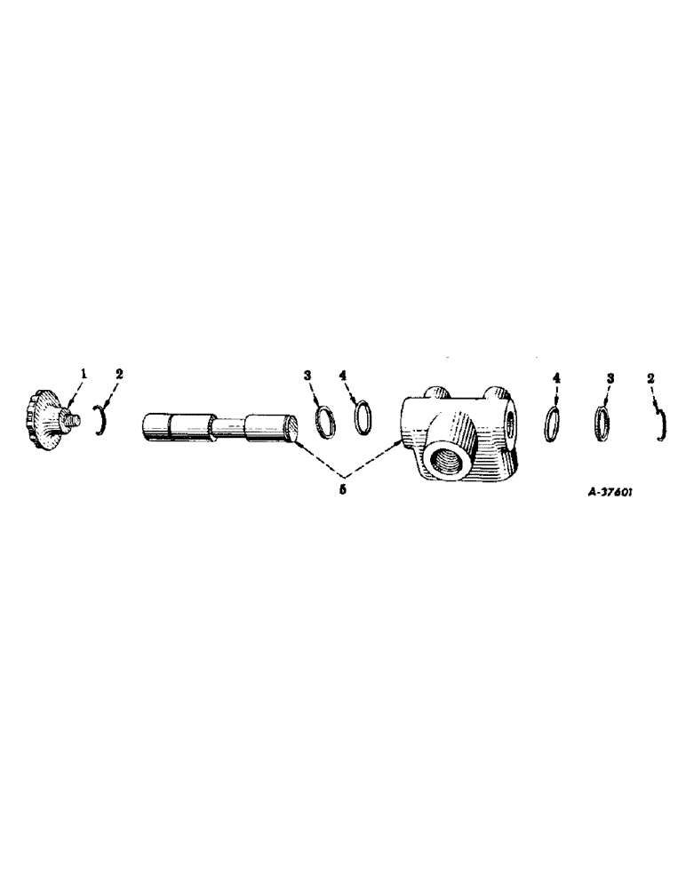 Схема запчастей Case IH 200 - (257[A]) - HYDRAULIC SYSTEM, SELECTOR VALVE, FOR FARMALL 200 TRACTORS EQUIPPED WITH HYDRA-CREEPER (07) - HYDRAULIC SYSTEM