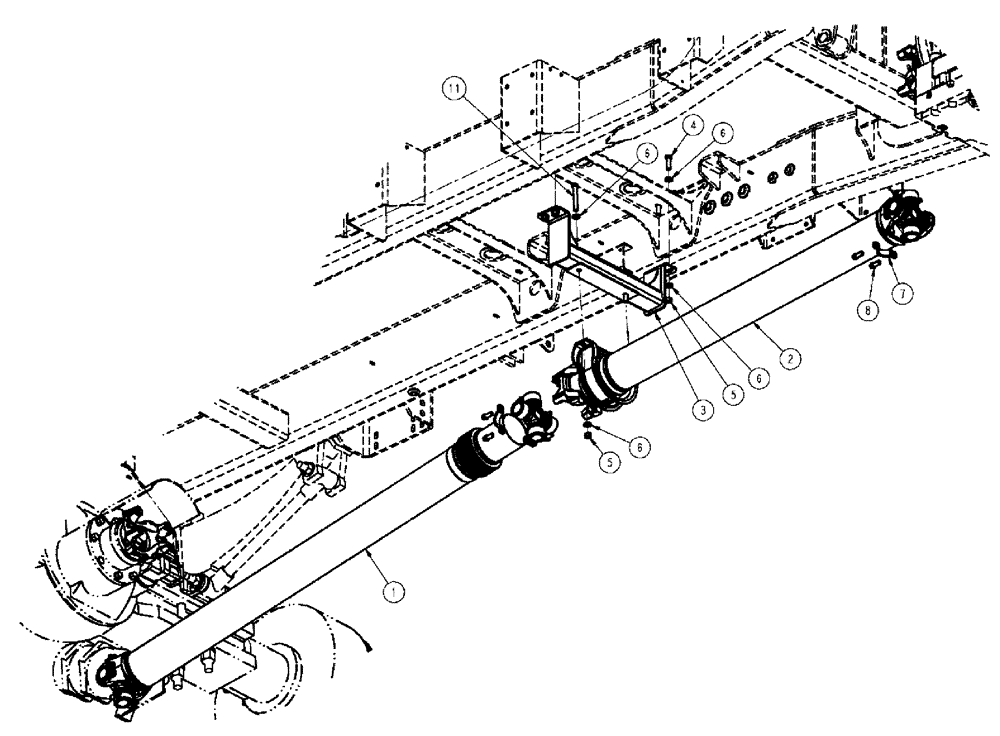 Схема запчастей Case IH TITAN 4020 - (03-014) - DRIVELINE GROUP, TITAN 4020 (03) - TRANSMISSION