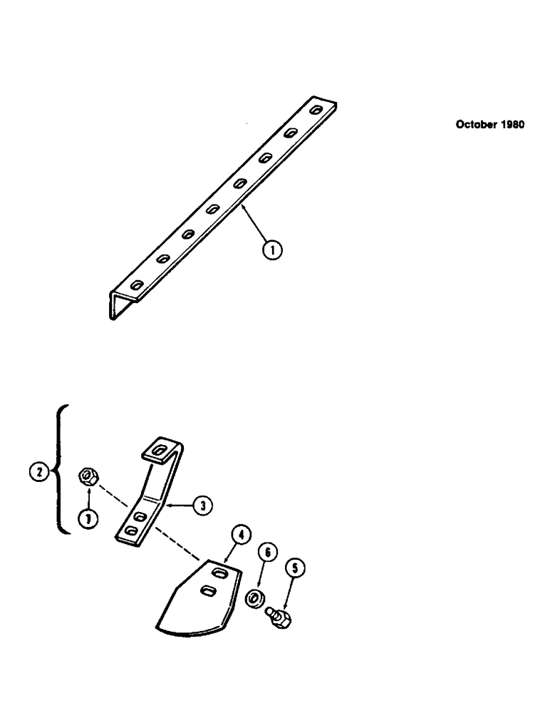 Схема запчастей Case IH D39 - (39A) - SCRAPER BARS & SCRAPERS, HEAVY DUTY 