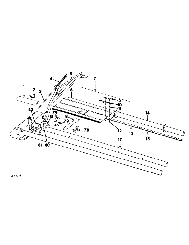 Схема запчастей Case IH 403 - (282) - WINDROW PICKUP, BELT TYPE, 10-FT (58) - ATTACHMENTS/HEADERS