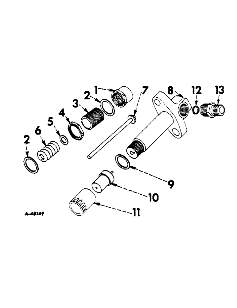 Схема запчастей Case IH 350 - (074A) - DIESEL ENGINE, INJECTION NOZZLE (01) - ENGINE