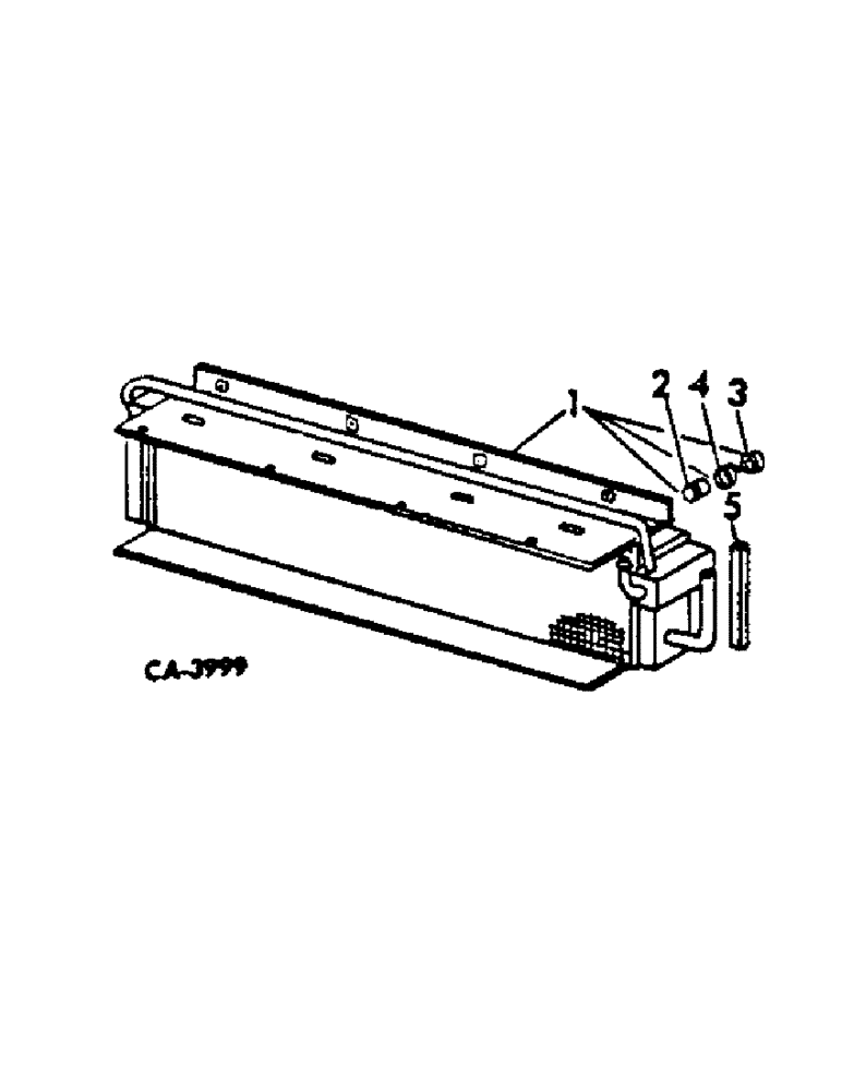 Схема запчастей Case IH 615 - (10-25[1]) - HYDRAULICS, OIL COOLER, SERIAL NO. 8001 AND ABOVE (07) - HYDRAULICS