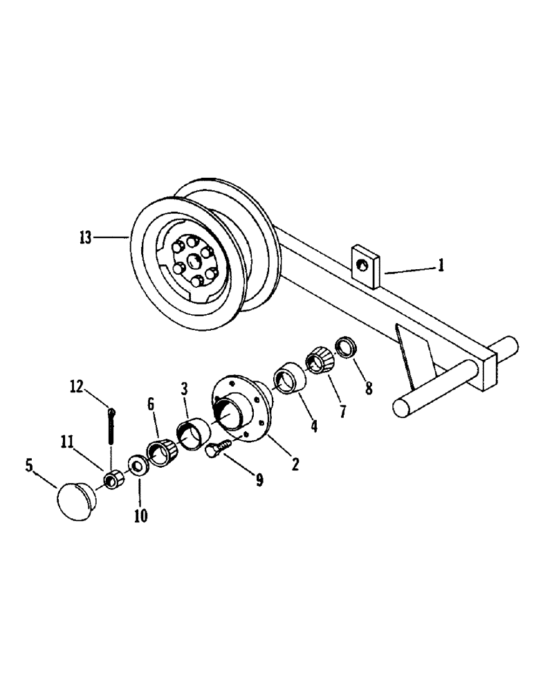 Схема запчастей Case IH 1200W-SERIES - (020) - HEAVY DUTY AXLE, HEAVY DUTY AXLE, RIGHT AND LEFT, NEW STYLE 